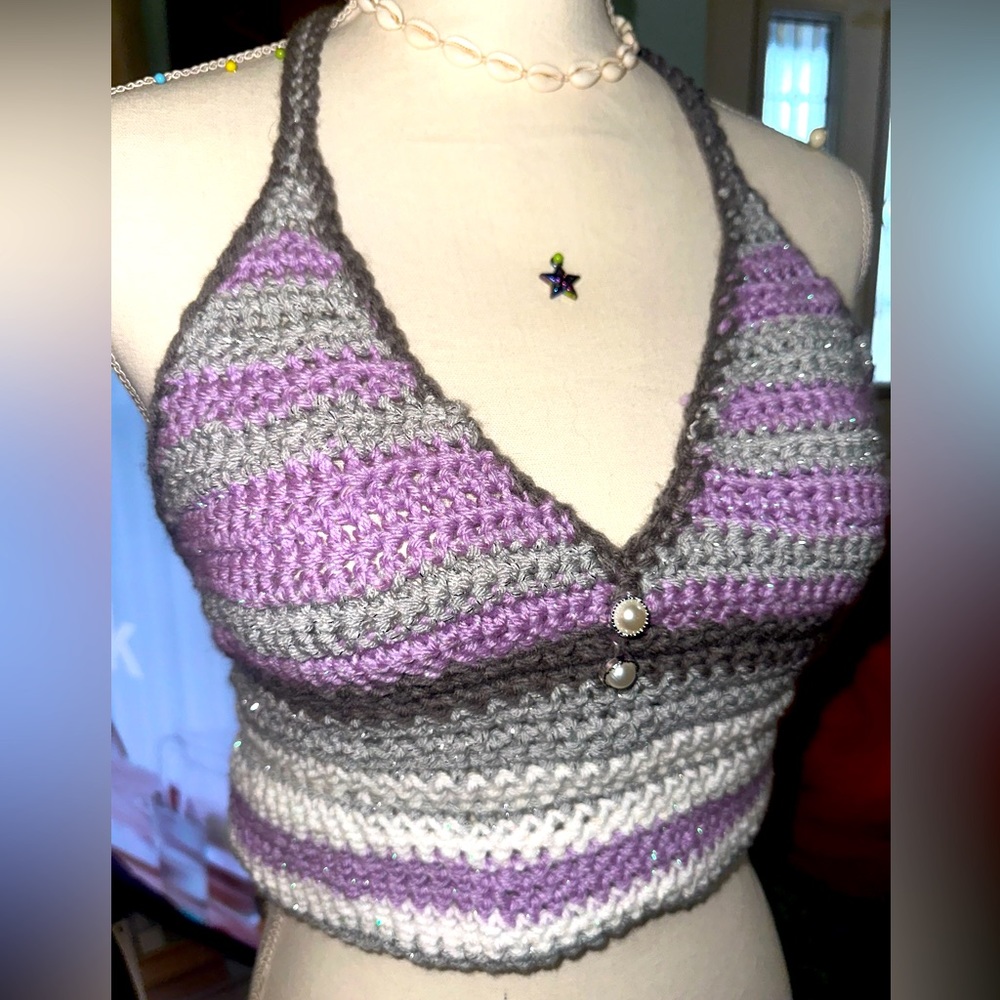 Crochet halter top 001